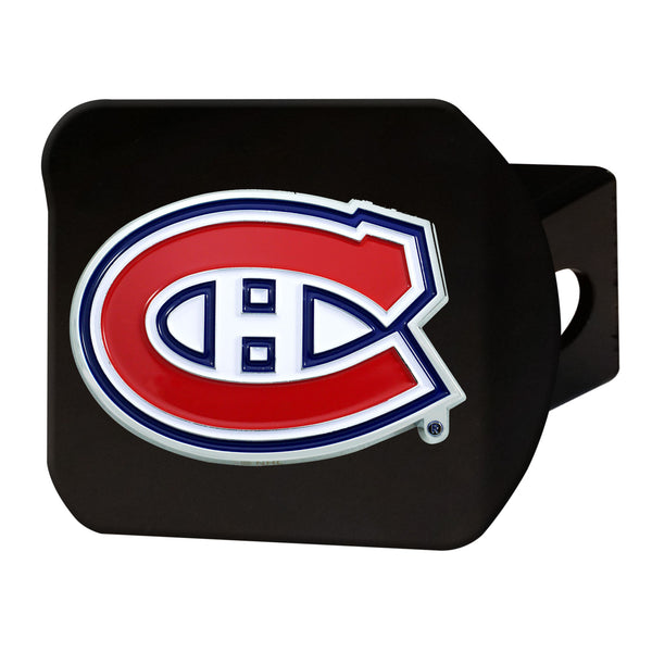 fanmats NHL - Montreal Canadiens Color on Black Hitch Cover