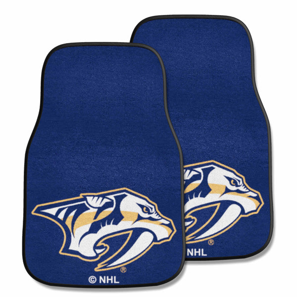 fanmats NHL - Nashville Predators 2-pc Carpet Car Mat Set