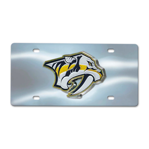 fanmats NHL - Nashville Predators Chrome Diecast License Plate