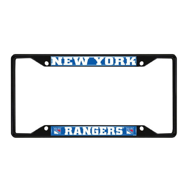 fanmats NHL - New York Rangers Black License Plate Frame
