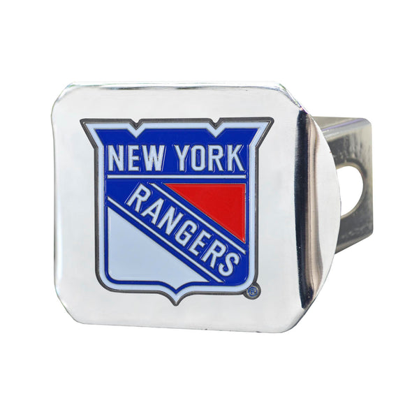 fanmats NHL - New York Rangers Color on Chrome Hitch Cover