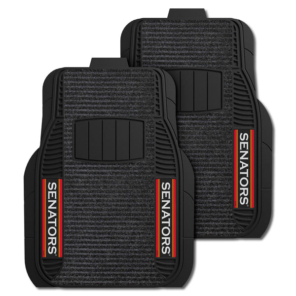 fanmats NHL - Ottawa Senators 2-pc Deluxe Car Mat Set