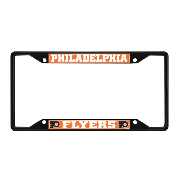 fanmats NHL - Philadelphia Flyers Black License Plate Frame