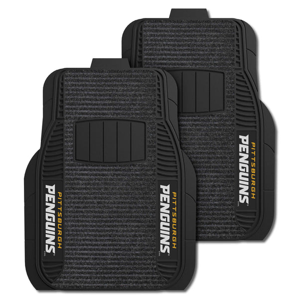 fanmats NHL - Pittsburgh Penguins 2-pc Deluxe Car Mat Set