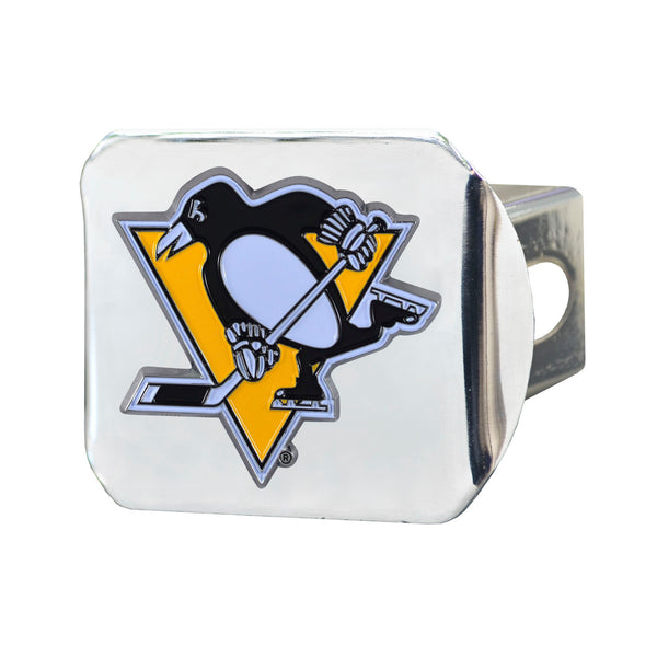 fanmats NHL - Pittsburgh Penguins Color on Chrome Hitch Cover