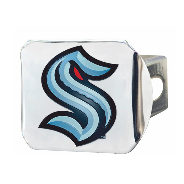 fanmats NHL - Seattle Kraken Color on Chrome Hitch Cover