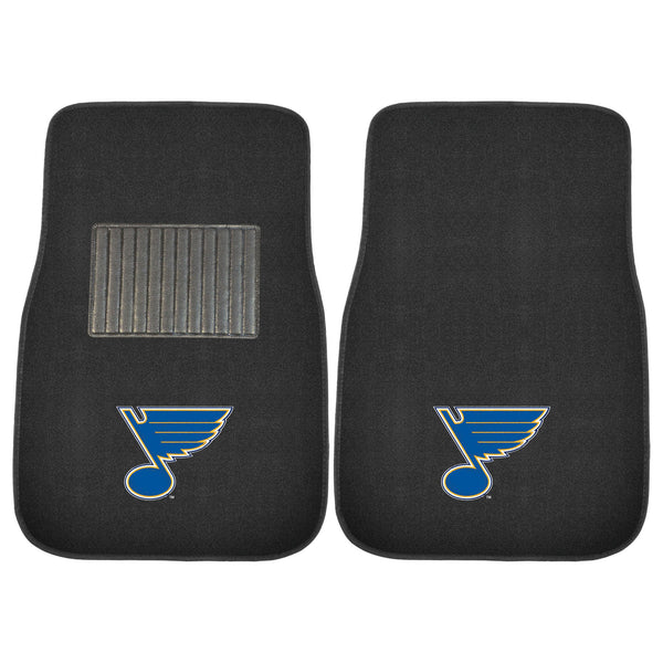 fanmats NHL - St. Louis Blues 2-pc Embroidered Car Mat Set