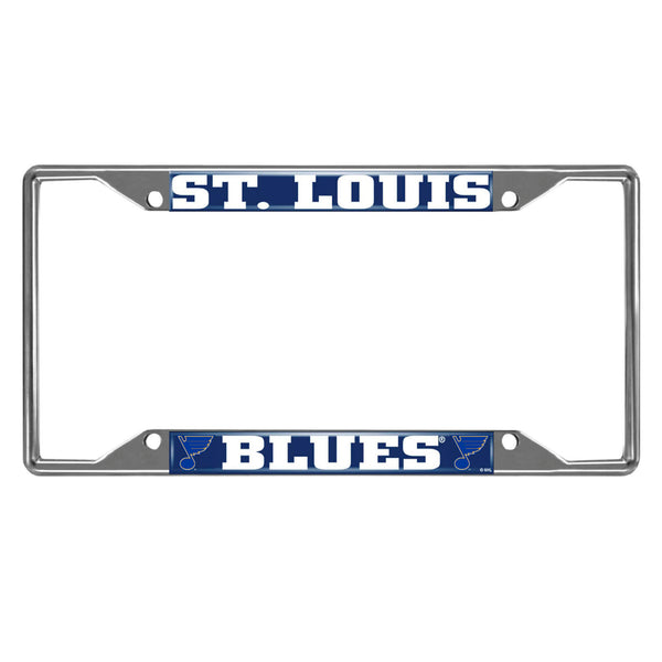 fanmats NHL - St. Louis Blues Chrome License Plate Frame