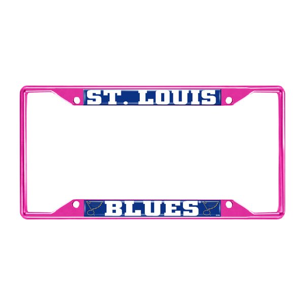fanmats NHL - St. Louis Blues-Pink License Plate frame