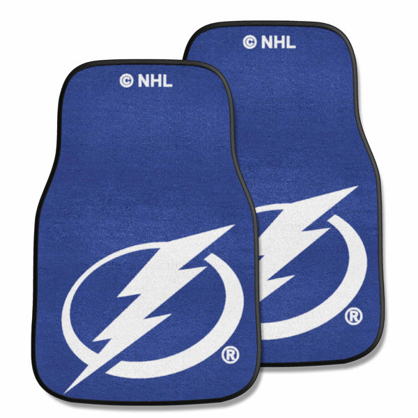 fanmats NHL - Tampa Bay Lightning 2-pc Carpet Car Mat Set