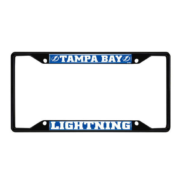 fanmats NHL - Tampa Bay Lightning Black License Plate Frame