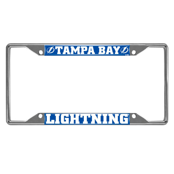 fanmats NHL - Tampa Bay Lightning Chrome License Plate Frame