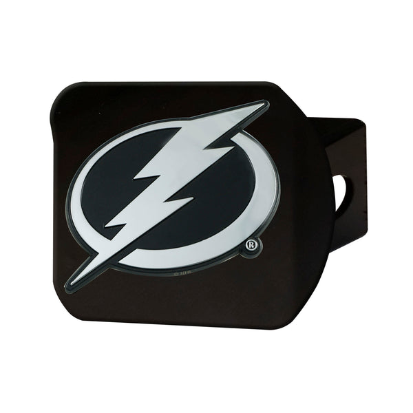 fanmats NHL - Tampa Bay Lightning Chrome on Black Hitch Cover