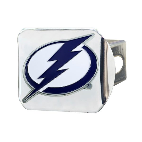 fanmats NHL - Tampa Bay Lightning Color on Chrome Hitch Cover