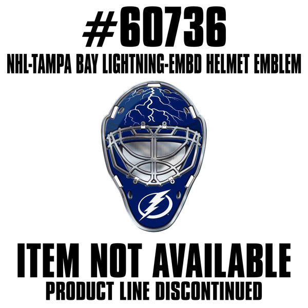 fanmats NHL - Tampa Bay Lightning Embossed Helmet Emblem