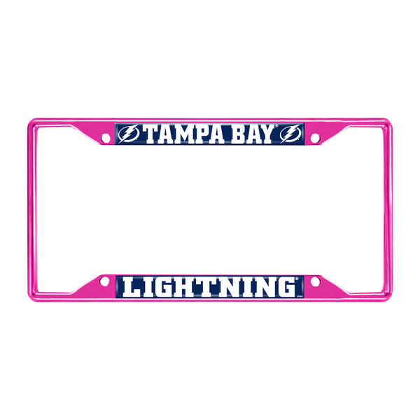 fanmats NHL - Tampa Bay Lightning-Pink License Plate frame