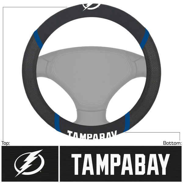 fanmats NHL - Tampa Bay Lightning Steering Wheel Cover