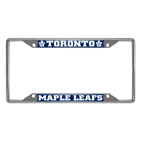 fanmats NHL - Toronto Maple Leafs Chrome License Plate Frame
