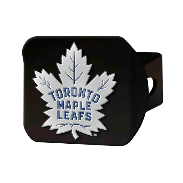 fanmats NHL - Toronto Maple Leafs Color on Black Hitch Cover