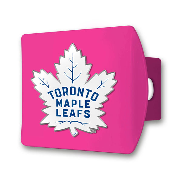 fanmats NHL - Toronto Maple Leafs Color on Pink Hitch Cover