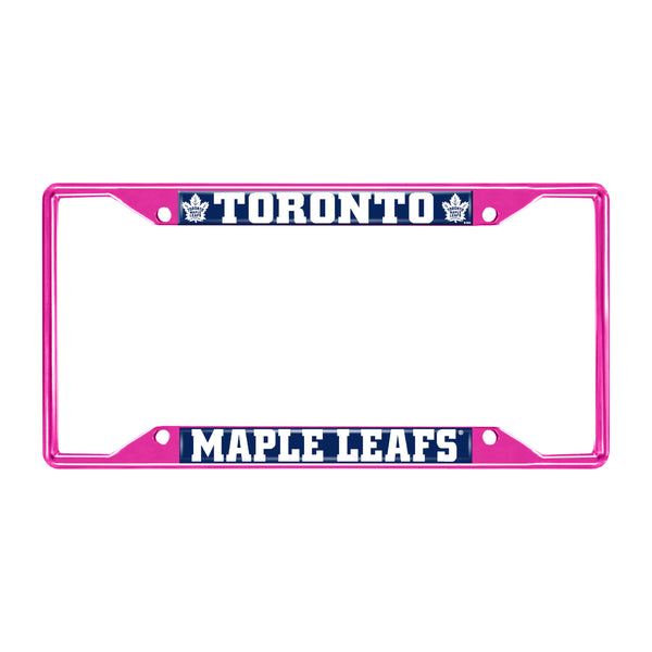 fanmats NHL - Toronto Maple Leafs-Pink License Plate frame