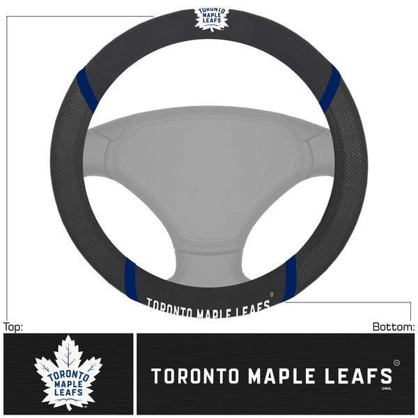 fanmats NHL - Toronto Maple Leafs Steering Wheel Cover