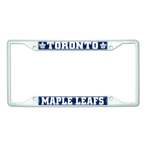 fanmats NHL - Toronto Maple Leafs-White License Plate frame