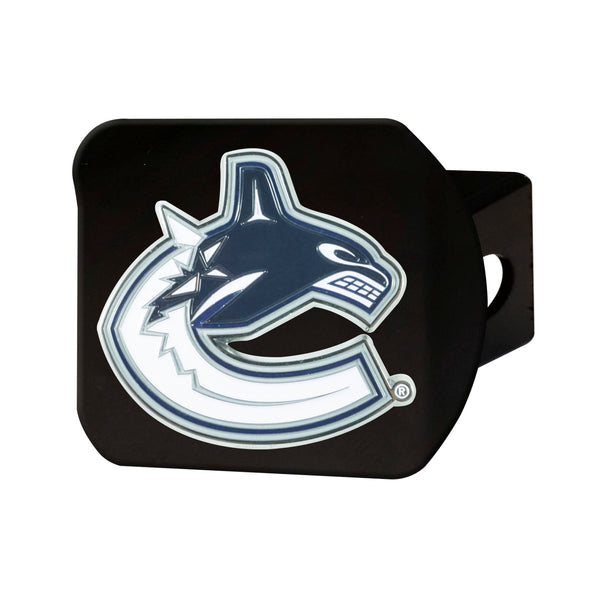 fanmats NHL - Vancouver Canucks Color on Black Hitch Cover