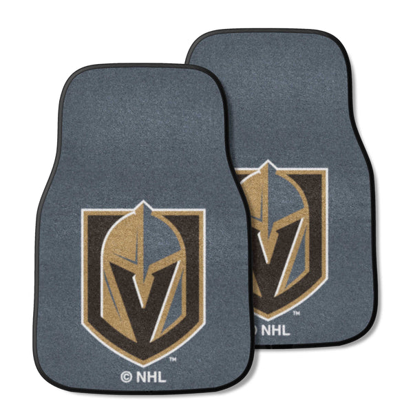 fanmats NHL - Vegas Golden Knights 2-pc Carpet Car Mat Set