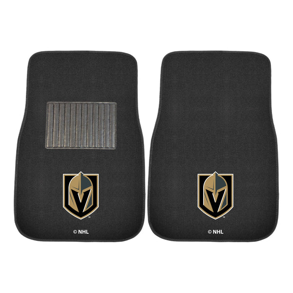 fanmats NHL - Vegas Golden Knights 2-pc Embroidered Car Mat Set