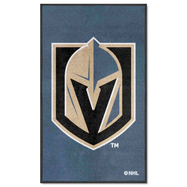 fanmats NHL - Vegas Golden Knights 3X5 Logo Mat - Portrait