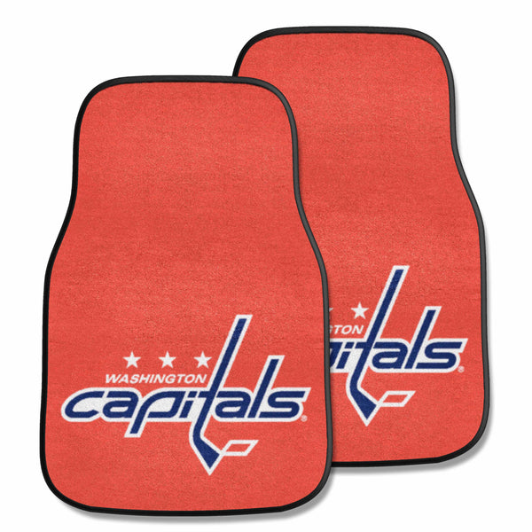 fanmats NHL - Washington Capitals 2-pc Carpet Car Mat Set