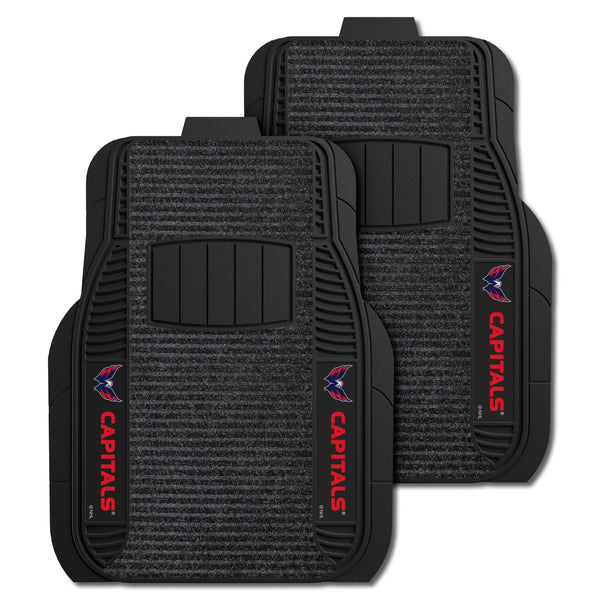 fanmats NHL - Washington Capitals 2-pc Deluxe Car Mat Set