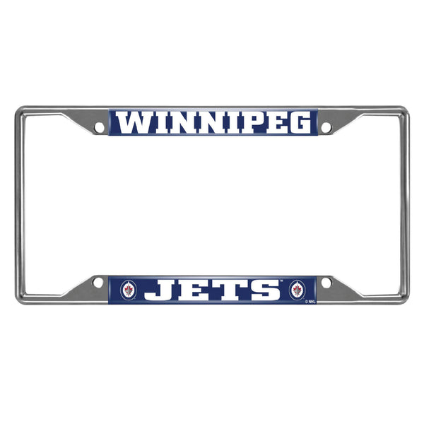 fanmats NHL - Winnipeg Jets Chrome License Plate Frame