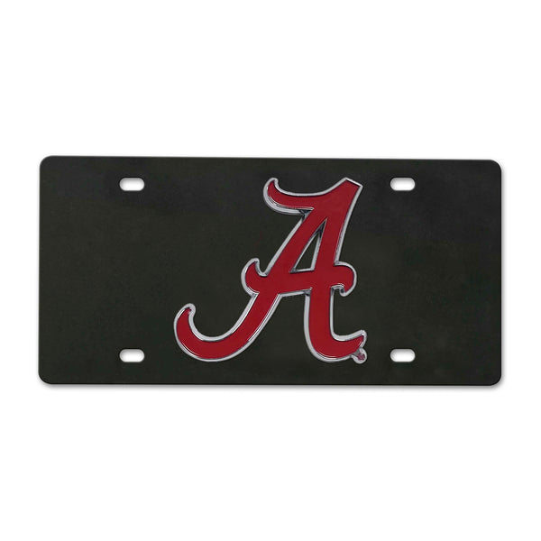 fanmats University of Alabama Black Diecast License Plate