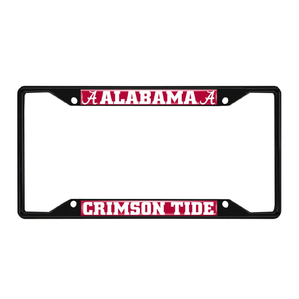 fanmats University of Alabama Black License Plate Frame