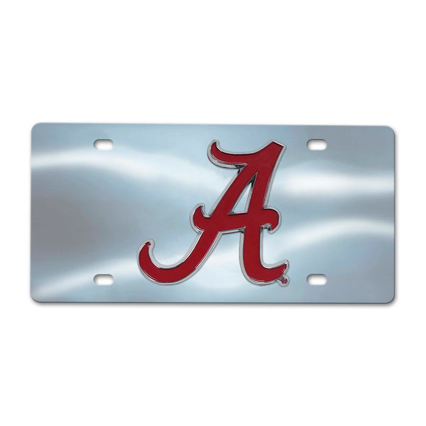 fanmats University of Alabama Chrome Diecast License Plate