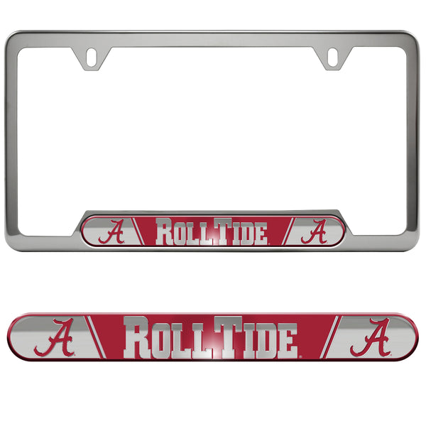 fanmats University of Alabama Embossed License Plate Frame