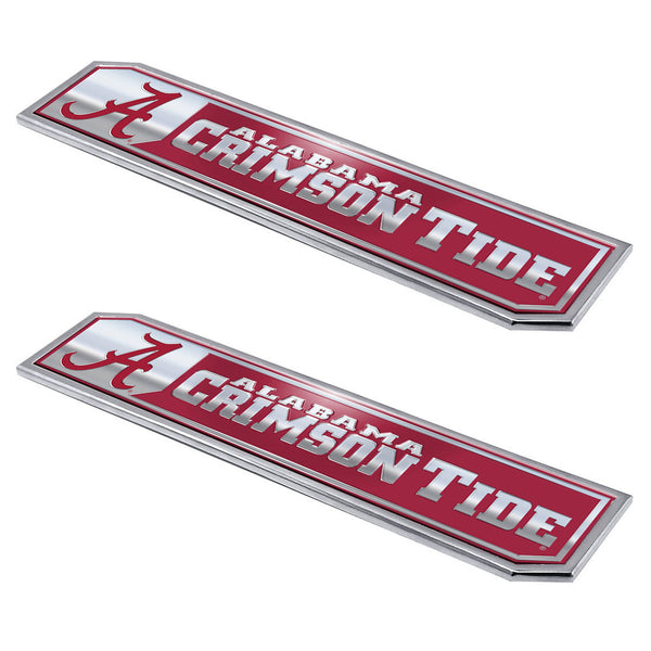 fanmats University of Alabama Embossed Truck Emblem 2-pk