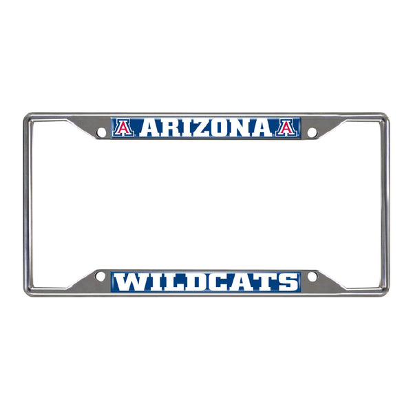 fanmats University of Arizona Chrome License Plate Frame
