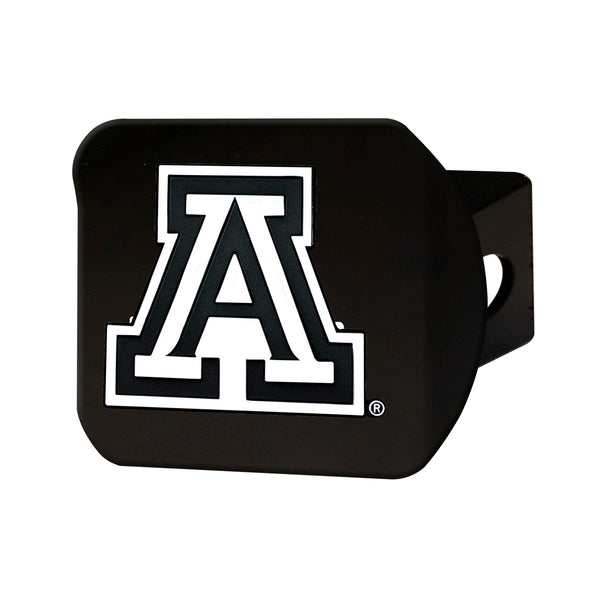 fanmats University of Arizona Chrome on Black Hitch Cover