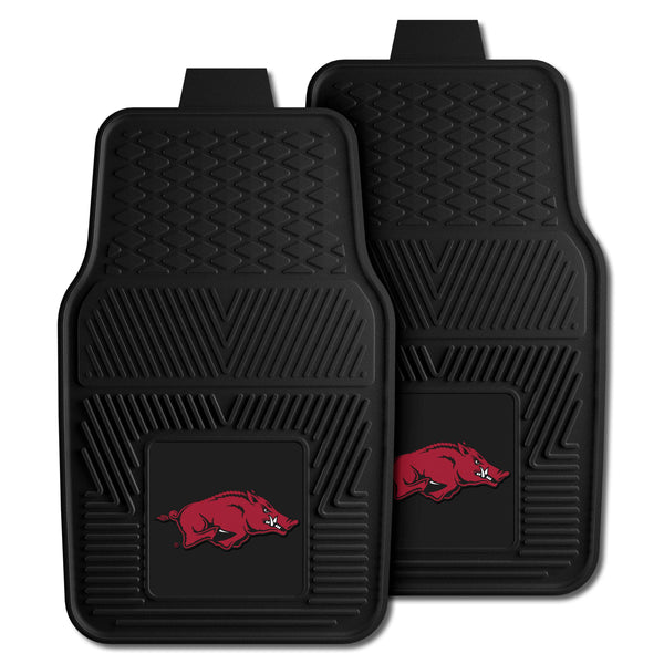 fanmats University of Arkansas 2-pc Vinyl Car Mat Set