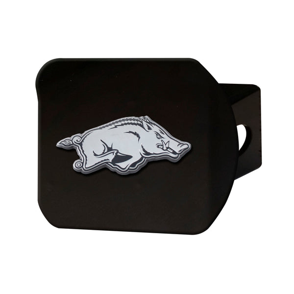 fanmats University of Arkansas Chrome on Black Hitch Cover