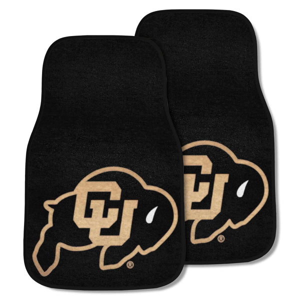 fanmats University of Colorado 2-pc Carpet Car Mat Set