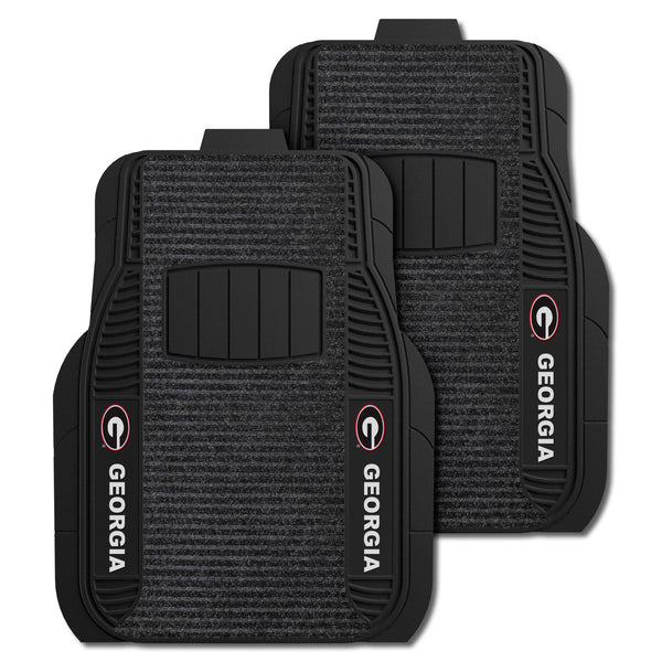 fanmats University of Georgia 2-pc Deluxe Car Mat Set