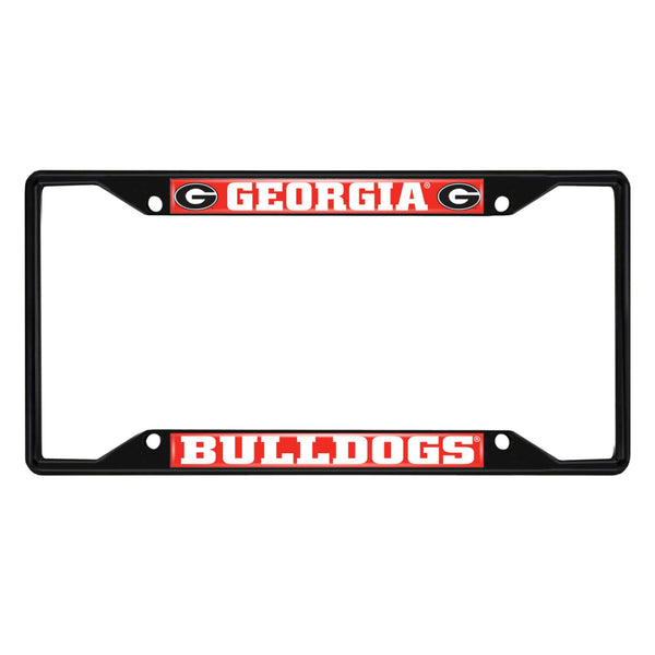 fanmats University of Georgia Black License Plate Frame