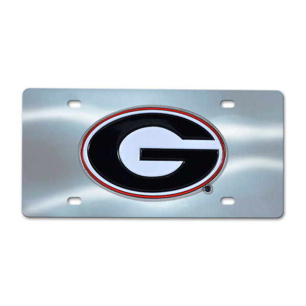 fanmats University of Georgia Chrome Diecast License Plate