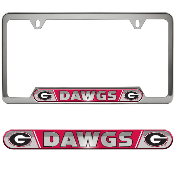 fanmats University of Georgia Embossed License Plate Frame