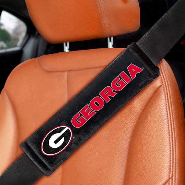 fanmats University of Georgia Embroidered Seatbelt Pad - Pair