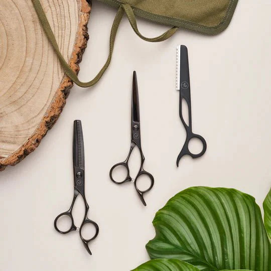Fanola Leaf The Black Edition Scissor 7 Inch